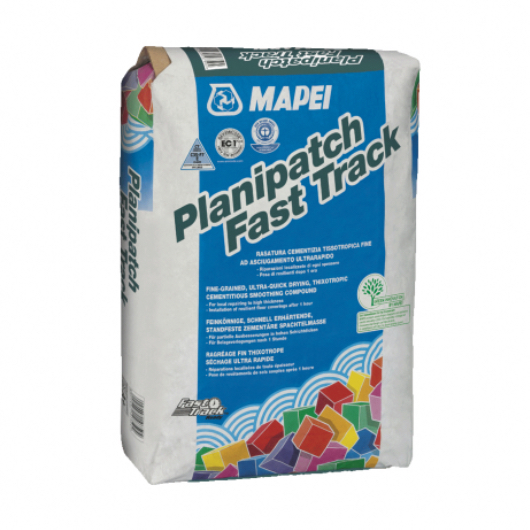 Planipatch Fast Track: rasatura tissotropica fine ad asciugamento ultrarapido – 5Kg