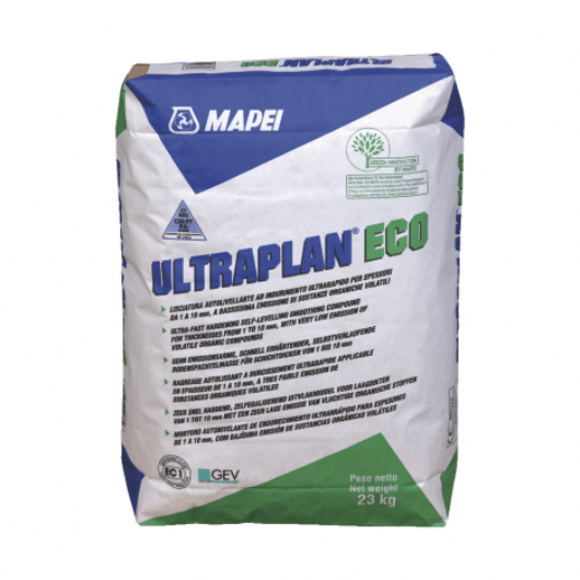 Ultraplan Eco: lisciatura autolivellante ad indurimento ultrarapido per spessori da 1 a 10 mm